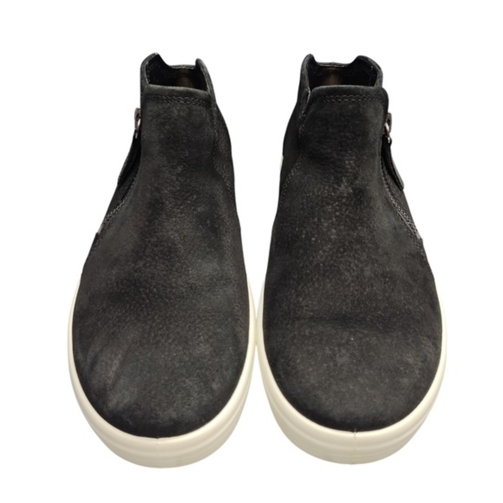 Ecco Danish Design Casual Shoes Womens Size 9-9.5‎ Black White Comfort Side Zip